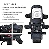 12V RV Water Pump - 35Psi, 1.0GPM with Pressure Switch & 360 Rotatable Faucet,Quiet Self-Priming Marine Camper Water Pump for RV, Yacht, Caravan, Boats