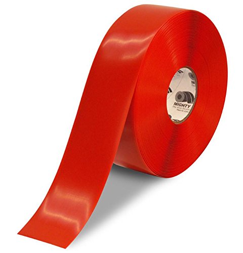 Mighty Line Floor Tape 3 inch Red 100' Roll