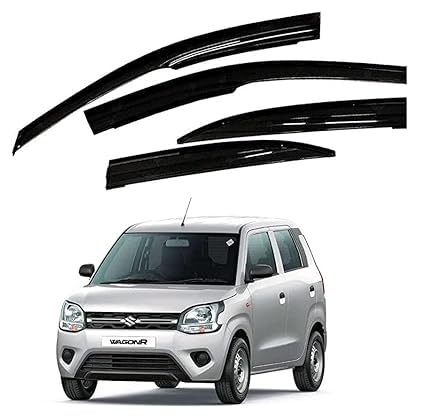 Car Side Window Door Visor Rain Guard ABS Flexible Plastic Non Breakable for New Wagonr 2019 Onwards-image-13