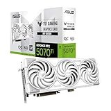ASUS TUF Gaming GeForce RTX ™ 5070 Ti 16GB GDDR7 BTF White OC Edition Gaming Graphics Card (PCIe® 5.0, HDMI®/DP 2.1, 3.125-slot, Military-Grade Components, with a Detachable GC-HPWR Adapter)