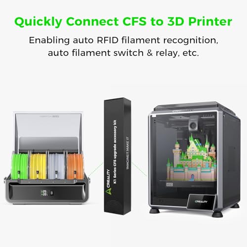 Image of Official Creality K1 Series CFS Upgrade Accessory Kit and Creality CFS Filament System, Multi-Color Printing Upgrades Accessories with Filament System for K1 SE,K1C, K1 Max 3D Printers
