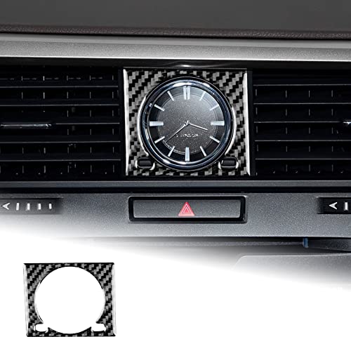 AIRSPEED レクサス RX350専用 中央制御時計装飾フレーム ステッカー トリム リアルカーボンファイバー製 インテリアパネル おしゃれ 内装パーツ Lexus RX350 2016-2019適用 アクセサリー