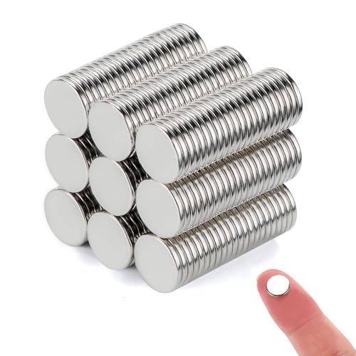 Image of DIYMAG Small Stronge Rare Earth Magnets, 200 Pack, 8x1mm - Neodymium Magnets for Refrigerator, DIY, Crafts, Kitchen & Office