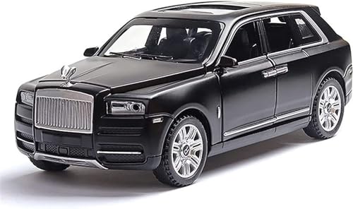 Image of LONGMIRE Metal Pull Back Diecast Car Pull Back Model with Sound Light Boys Gifts Toys for Kids Pack of 1, Multicolor (Rolls Royce Cullinan Masory)