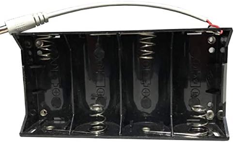 FixtureDisplays® D1 Battery Housing Battery Pack Holder DC Connector Hard Plastic Battery Housing 13159-FBA