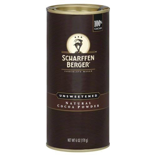Scharffen Berge R Cocoa Powder Natural Unsweetened 6 oz (Pack of 6)
