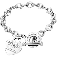 DEFGNOP Stray Pulsera de Acero Inoxidable Stray, Pulsera Unisex
