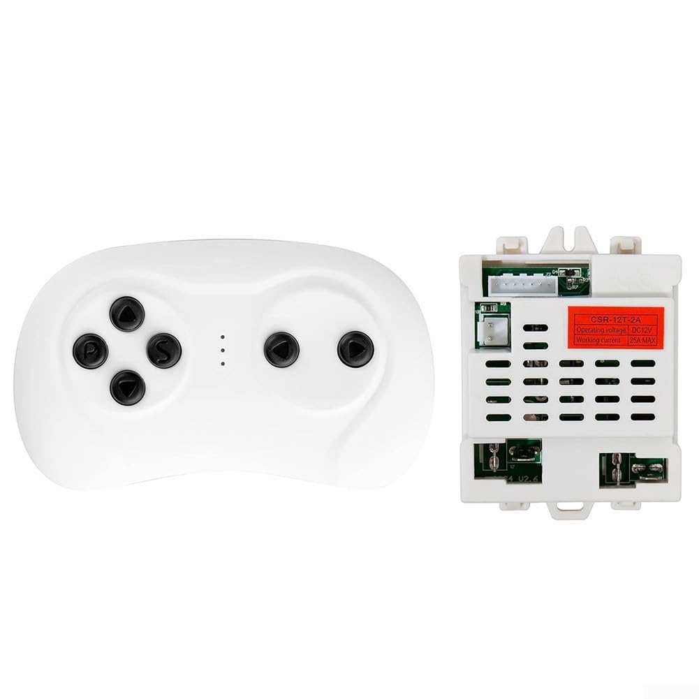 CSR-12T-2A Replacement Controller for Children's Electric Car 2.4G Remote Control Receiver for Kids Ride On Cars, 12V Kids Ride On Cars