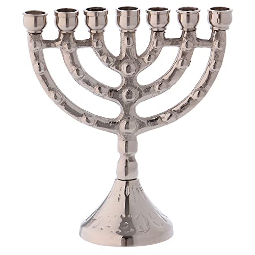 Menorah Jerusalem in Brass 11 cm