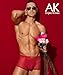 Arjen Kroos Men's Sexy Trunks Sheer Mesh Underwear Novelty Low Rise Lingerie Red