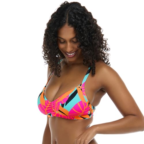 Body Glove Women's Drew D, Dd, E, F Cup Bikini Top Swimsuit with Adjustable 2-Way Back Detail3