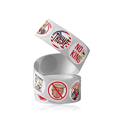 Rollo de pegatinas autoadhesivas anti Trump de vinilo para scrapbook 6