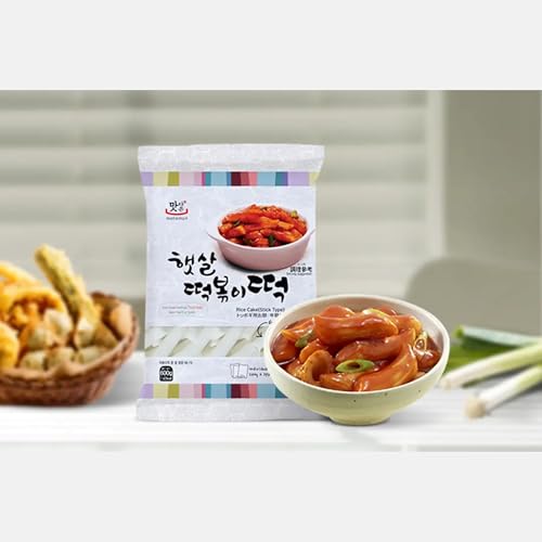 EasyCookAsia Tteokbokki Reiskuchen | 600g x 2er | Authentischer Koreanischer Snack | Ideal für schnelle und köstliche Mahlzeiten | Perfekt für Liebhaber der Asiatischen Küche