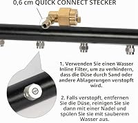Hochdruckreiniger Unterbodenreiniger, Unterbodenwaschanlage, mit Schwenkrad und 2 Verlängerungsrohren, 4000 PSI (Hochdruckreiniger Unterbodenreiniger Swarchz) – Ansicht 8