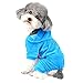 Ranphy Smal Dog Cat Soft Velvet Crown Jumpsuit Puppy Hooide Dog Pajamas with Rhinestore Pet Tracksuit Dachshund Clothes Blue M