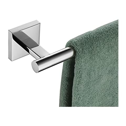 KOKOSIRI Towel Rail Bathroom Towel Bar for Bath Kitchen 20-Inch Necklace Holder Wall Mounted Chrome Stainless Steel B4005CH-L20 Cover