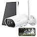 ieGeek Aggiornato Telecamera Wi-Fi Esterno Solare, 180° Pan FHD 1080P Telecamera Senza Fili con Batteria 10000mAh, Visione Notturna, Impermeabile IP65, Rilevazione Movimento PIR, 2 Vie Audio