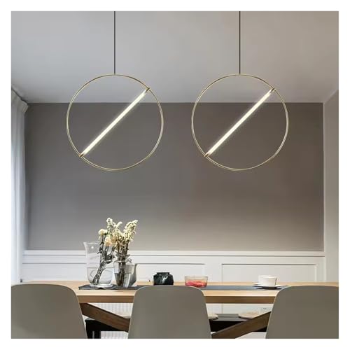 Lampe suspendue table à manger éclairage chaud suspension métal D35 - 7