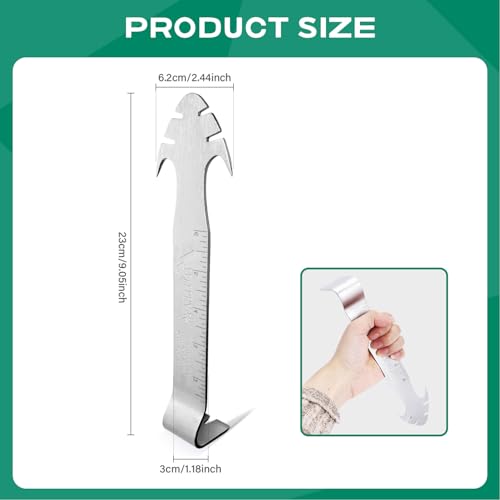Staple Shark, Multi-Functional Staple Remover and Puller for Electrical, Construction, and Cable Staples - The Ultimate Tool for DIY Enthusiasts and Gifts for Men (2 PCS)