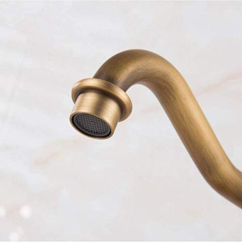 LAMGUL Rubinetto Rubinetti da Cucina Rubinetto da Cucina Rubinetto Ottone Antico Bagno di Lusso Doppia Leva Design a Doppio Foro Rubinetto per lavabo Rubinetto per lavabo Rubinetto