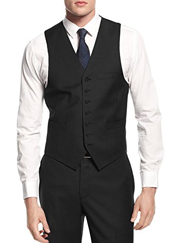 Salvatore Exte Men's 2 Button 3 Piece Vested Suit Modern Fit Blazer Pant Vest4