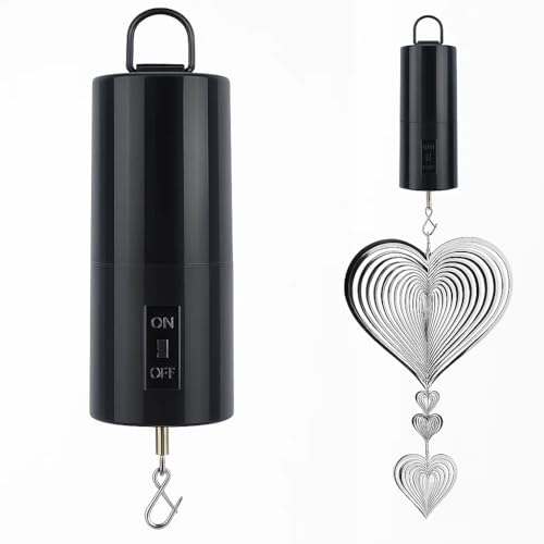 Image of Wind Spinner Motor Hanging Display Motor Battery Operated 20 RPM Rotating Motor Multi-Purposes for Wind Spinner Mobile Yard Decor Hanging Ornaments Outdoor Sculptures-Medium Speed