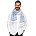 Semitic Tribes Am Israel Chai Scarf for Men and Women - Native Turban Scarf 100% Cotton Shemagh, Desert Keffiyeh, Sudra (Mosaic Long)