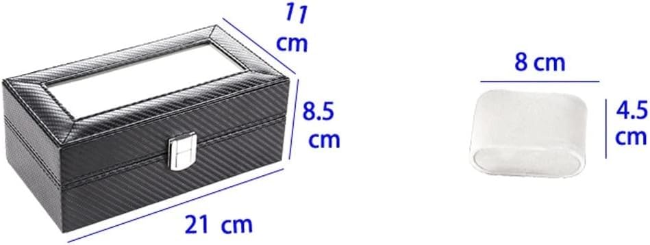Scatola Porta Orologi A 4 Griglie, Scatola Porta Orologi in Fibra di Carbonio, Scatola Porta Orologi al Quarzo