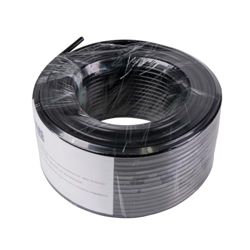 Câble coaxial MAAS RG 58-C/U ECO cuivre massif 50 m pour éviter les pertes de signal