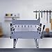 VEVOR Box and Pan Brake, 12 in Sheet Metal Bending Brake, 20-Gauge Mild Steel Capacity, 0-135 Degree Adjustable, Metal Bender Machine with 5 Fingers, Heavy-Duty Aluminum Folder for Precise Bending