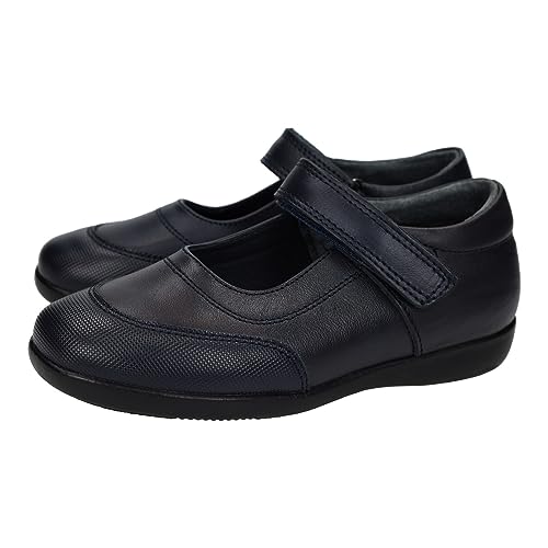 BONINO G01B-12 Zapatos Colegiales NIÑA Zapato COLEGIAL Marino 36