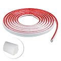 Flexible Quarter Round Molding Self Adhesive, 10 Feet Peel and Stick Trim Caulk Strip Molding Trim for Wall Edge, Cabinet Edge, Tile Edge, Ceilings Edge, Wall Corner and Countertops