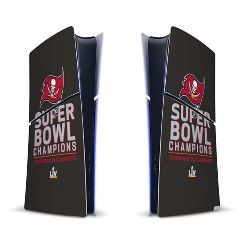 Skin PS5 Slim Digital Edition NFL Tampa Bay Buccaneers Head Case Designs Autocollant Vinyle