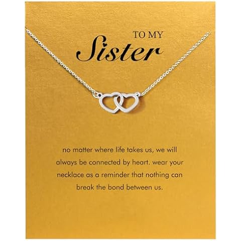 Baydurcan Heart Necklace for Women Gifts for Sister in Birthday Christmas(Heart) Cover