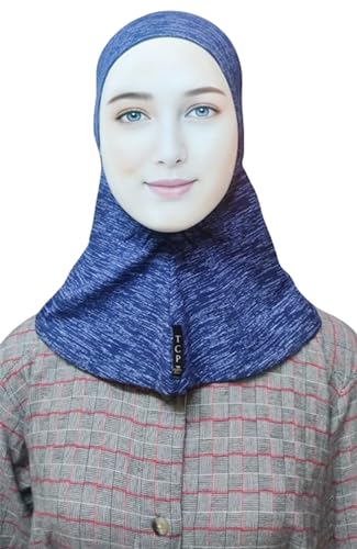 Image of TCP Women's Ninja Beige Jersey Cap, under scarf Neck Covering Hijab Tube cap Age 16+ years