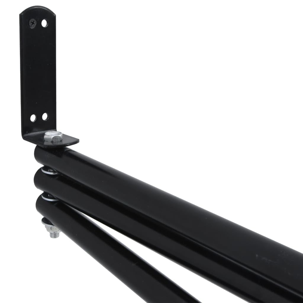 Mangloder - Soporte para techo de sillín con 3 brazos de hierro negro, soporte de pared para sillín de caballo, soporte para sillín, organizador, estructura robusta, versátil para establo, cámara de