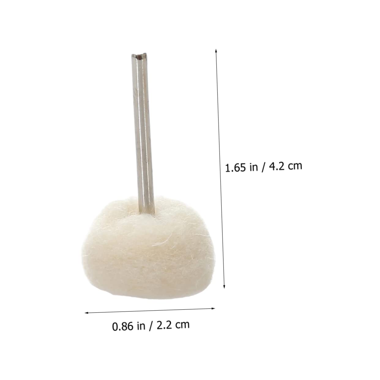 50pcs Wool Polishing for Jewelry and Efficient Buffing Tools for Grinding and Polishing Felt Buffing Wheel