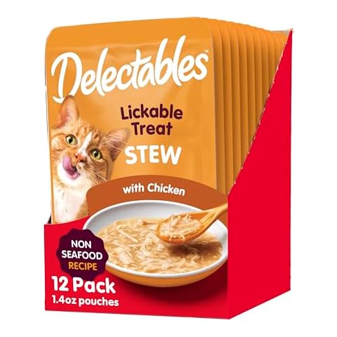 Hartz Delectables Non-Seafood Stew Lickable Wet Cat Treats Cover