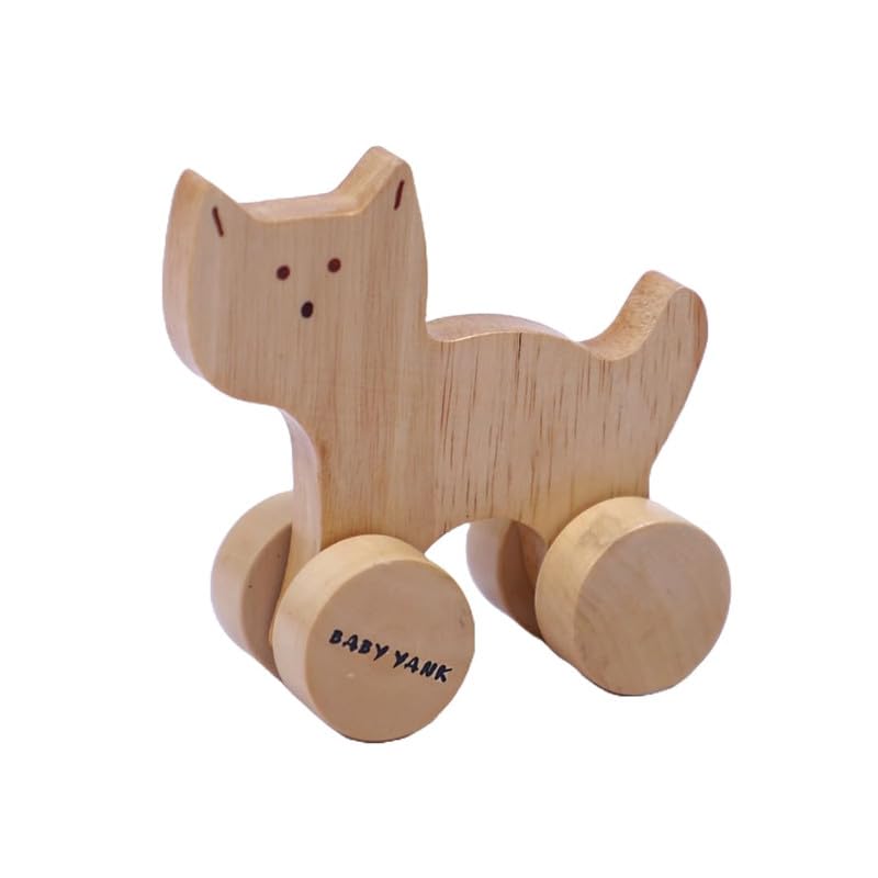 BABY YANK Wooden Little Tom Push and Pull Along Rolling Toy for Kids to Encourages Toddlers to Walk and Improve Motor Skills | Non-Toxic & Watercolour - (6+ Months) (B0DBPKGMB2) Amazon Price History, Amazon Price Tracker