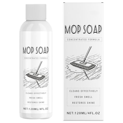 Mop Soap for Floor Cleaning, 120ml Scented Mop Cleaner Soap, Scented Mop Soap Household Supplies Cleaner for Home, Kitchen, Floor, Bathroom