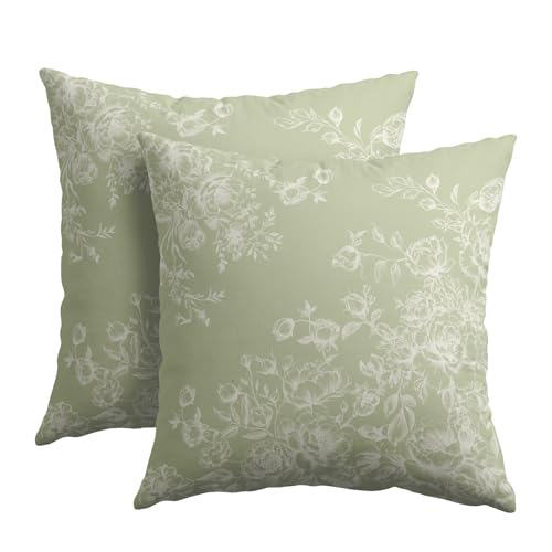 Kawani French Country Throw Pillow Covers 22x22...
