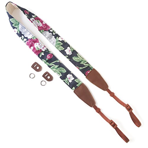 Camera Strap Neck, Adjustable Vintage Floral Camera Straps Shoulder Belt For Women /Men,Camera Strap For Nikon / Canon / Sony / Olympus / Samsung / Pentax Etc Dslr / Slr #TOP1