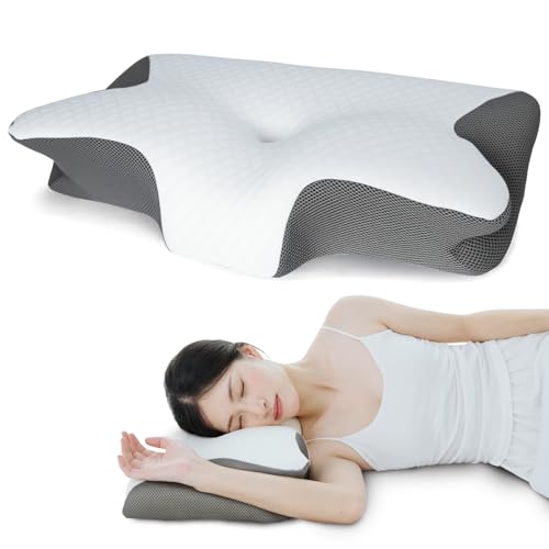 Le Dzx 枕 低反発 首が痛くならない まくら 低め高め選択可能 洗える 横向き寝 仰向け寝 通気性 pillow カバー洗濯可 首枕 低反発枕 高め 低め 三層構造 父/母の日 旦那 誕生日プレゼント