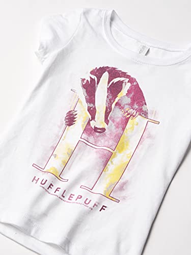 Harry Potter Hufflepuff Mystic Wash Girl's Solid Crew Tee2