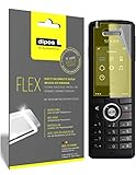 dipos I 3X Schutzfolie 100prozent kompatibel mit SNOM M65-C50 DECT Folie (Vollständige Bildschirmabdeckung) Bildschirmschutzfolie