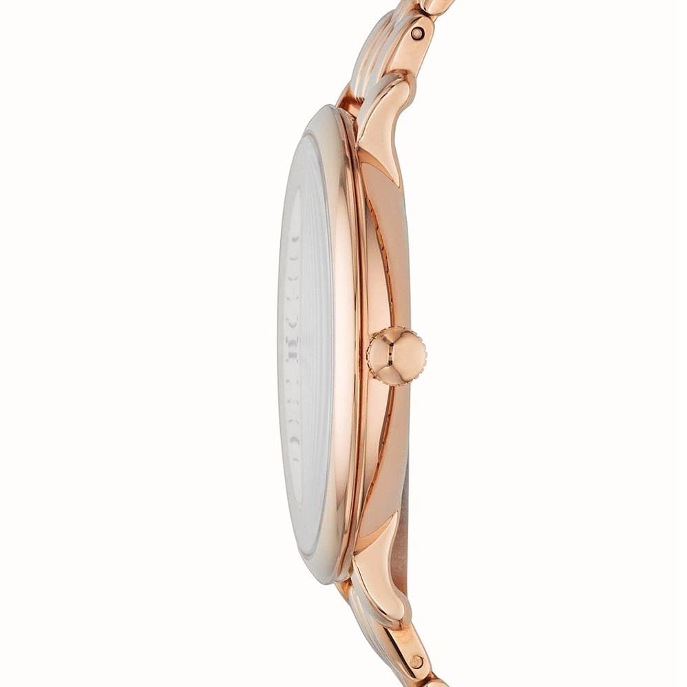 Image of Fossil Jacqueline Rose Dial Rose Gold-Tone Women's Watch ES3435