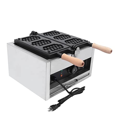 Commercial Waffle Maker Machine, 110V Electric Nonstick Waffle Maker Series, Mini Dutch Pancakes Maker, Belgian Waffle Maker for Bakery Restaurant Snack Bar or Household (J)