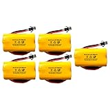 (5 Pack) Exit Sign Emergency Light NiCad Battery 3.6v 900mAh ELB B001 ELBB001 ELB-B001 AA900MAH EU2 LED 0253799 ANIC1566