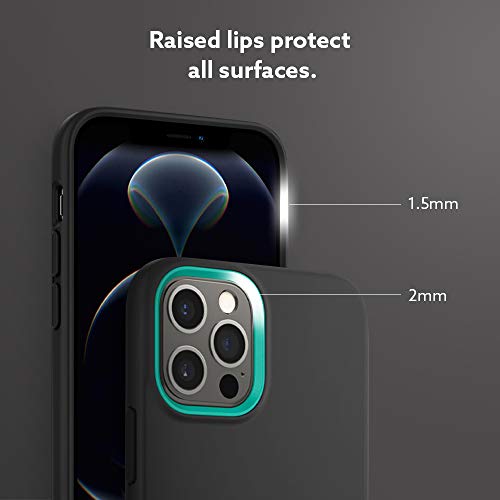 Image of CASEOLOGY Spigen Nano Pop for iPhone 12 Pro /12 Case, iPhone 12 Pro /12 Back Cover - Prune Charcoal