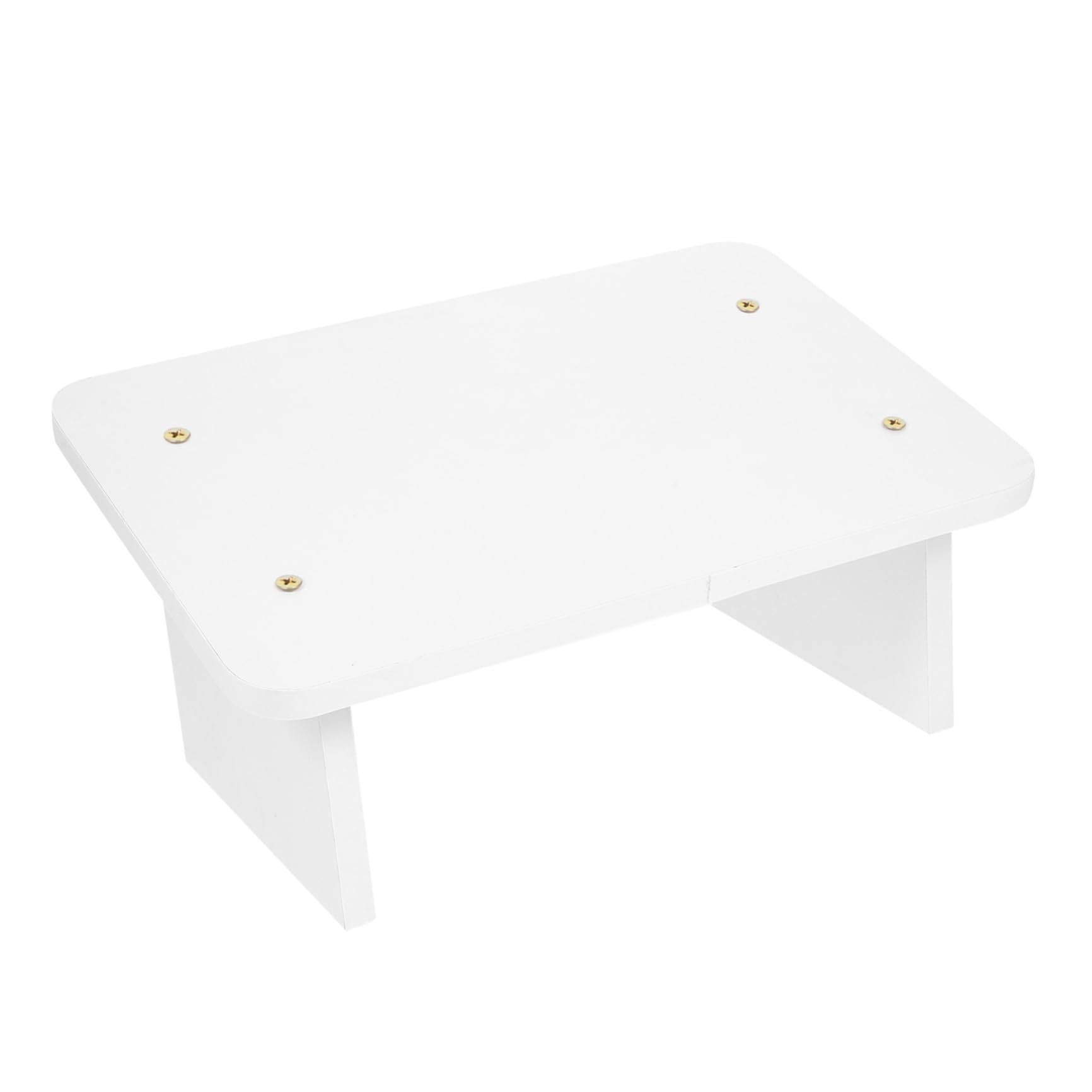 FOMIYES Sgabello Poggiapiedi Antistress in Legno 30 Cm Inclinazione Ergonomica, Poggiapiedi da Ufficio e Casa per Adulti, Supporto Anti-affaticamento per Postura Corretta